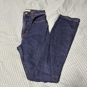 Abercrombie & Fitch Dark Blue Straight Jeans